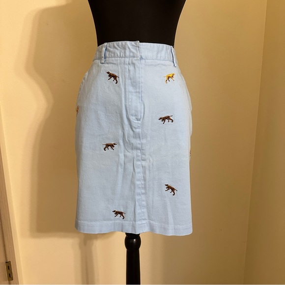 Dog embroidered skirt - Picture 1 of 4